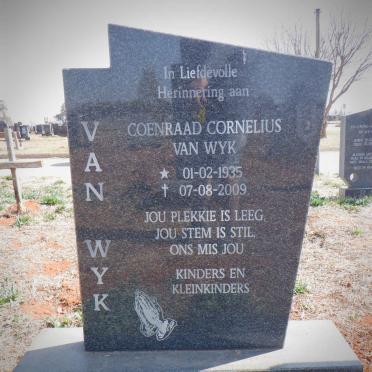 WYK Coenraad Cornelius, van 1935-2009