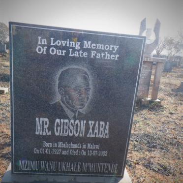 XABA Gibson 1927-2002