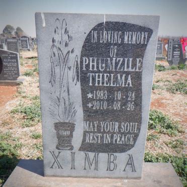 XIMBA Phumzile Thelma 1983-2010