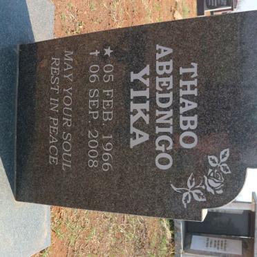 YIKA Thabo Abednigo 1966-2008