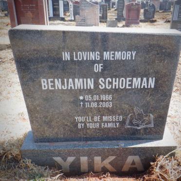 YIKA Benjamin Schoeman 1966-2003