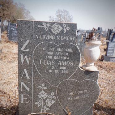ZWANE Elias Amos 1918-1995