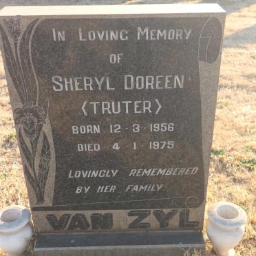 ZYL Sheryl Doreen, van nee TRUTER 1956-1975