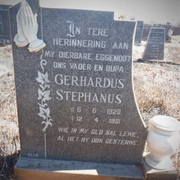 ZEVENSTER Gerhardus Stephanus 1928-1981