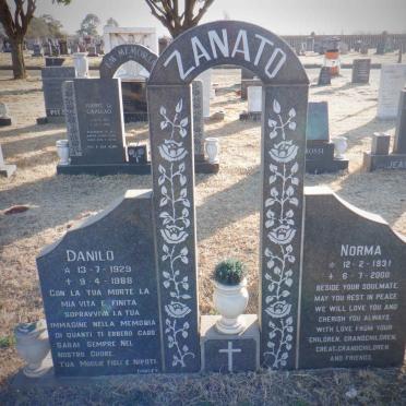 ZANATO Danilo 1929-1988 &amp; Norma 1931-2008