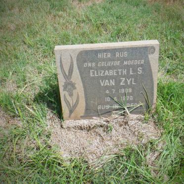 ZYL Elizabeth L.S., van 1909-1970