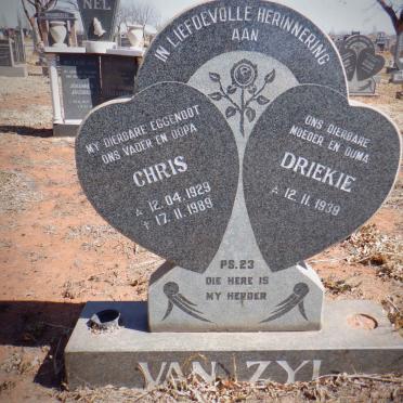 ZYL Chris, van 1929-1989 &amp; Driekie 1939-