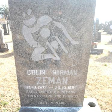 ZEMAN Colin Norman 1973-1994