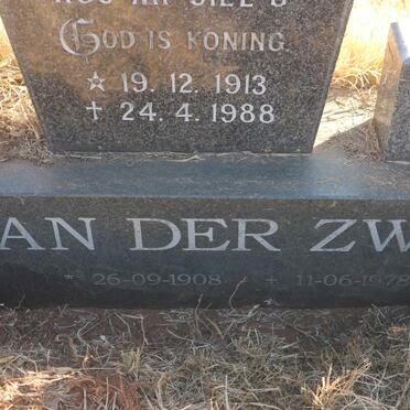 ZWAN Arie Hendrik, van der 1908-1978 &amp; Cornelia Elisabeth 1913-1988 :: KEISER Elizabeth Adriana 1946-1999