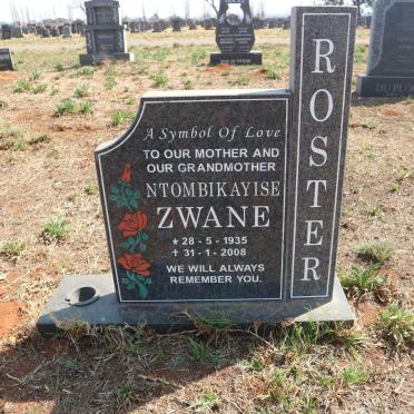 ZWANE Ntombikayise 1935-2008