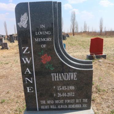 ZWANE Thandiwe 1986-2012