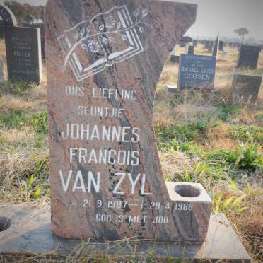 ZYL Johannes Francois, van 1987-1988