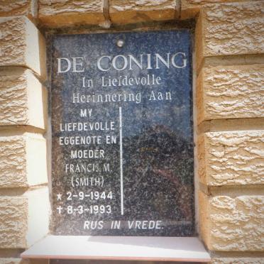CONING Francis M., de nee SMITH 1944-1993 