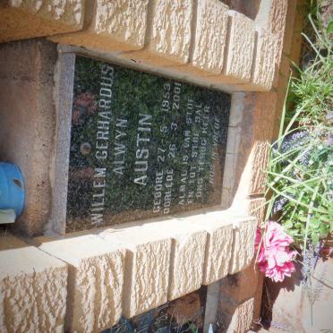 AUSTIN Willem Gerhardus Alwyn 1953-2001 