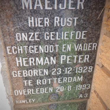 MAEIJER Herman Peter 1929-1993 