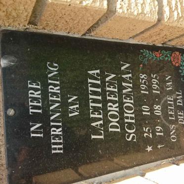 SCHOEMAN Leatitia Doreen 1958-1995