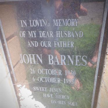 BARNES John 1930-1993 