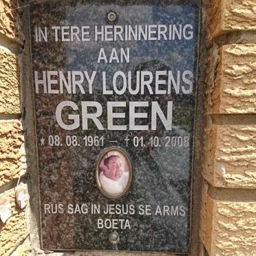 GREEN Henry Lourens 1961-2008 