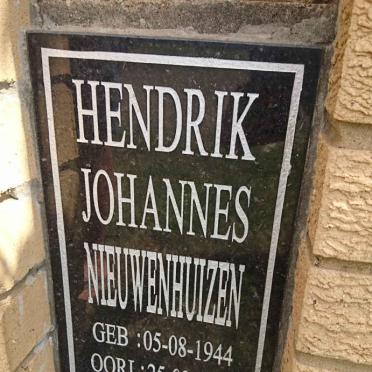NIEUWENHUIZEN Hendrik Johannes 1944-2013 