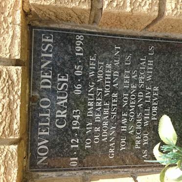 CRAUSE Novello Denise 1943-1998