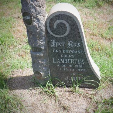 ? Lambertus 1918-1972 &amp; Judith 1919-1993