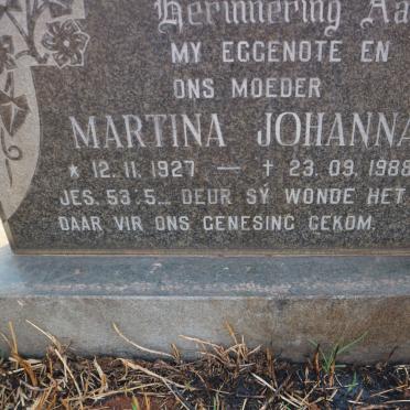 ? Martina Johanna 1927-1988