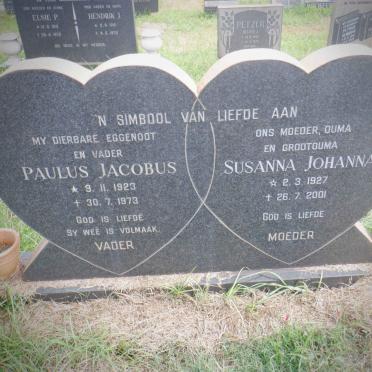 ? Paulus Jacobus 1923-1973 &amp; Susanna Johanna 1927-2001
