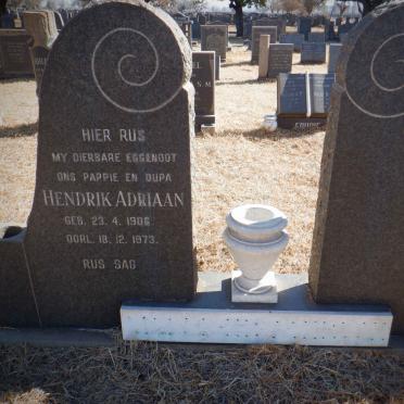 ? Hendrik Adriaan 1906-1973