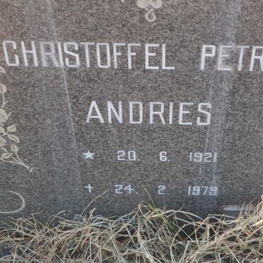 ? Christoffel Petrus Andries 1921-1979 &amp; Magdalena Jacoba Johanna 1926-1996