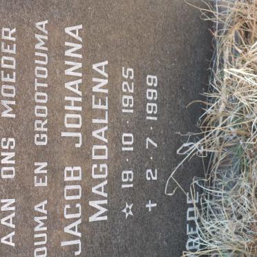 ? Frederik Coenraad 1922-1976 &amp; Jacob Johanna Magdalena 1925-1999