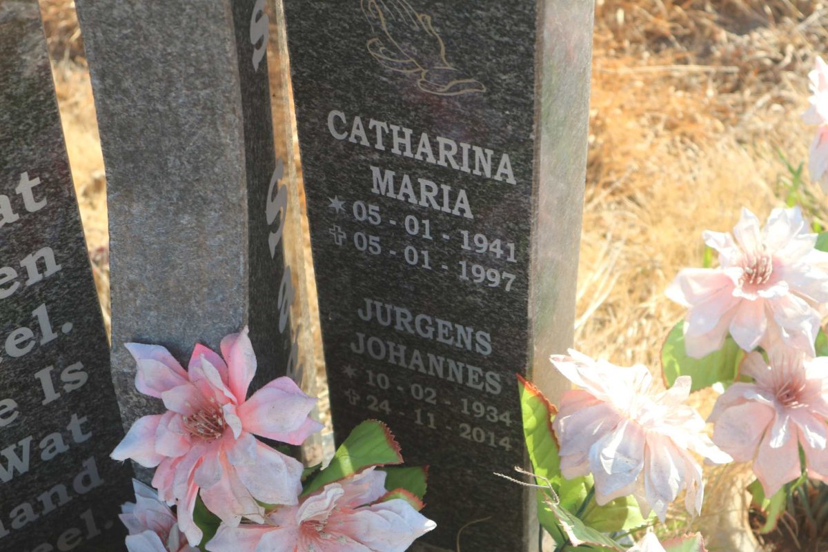 ? Jurgens Johannes 1934-2014 &amp; Catharina Maria 1941-1997