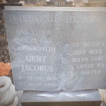 ? Gert Jacobus 1928-2000