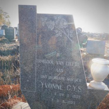 ? Yvonne C.Y.S. 1939-1997
