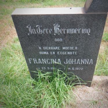 ? Francina Johanna 19?1-1972