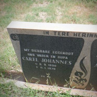 ? Carel Johannes 1898-1970 &amp; Maria