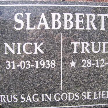 SLABBERT Nick 1938- &amp; Trudie 1942-
