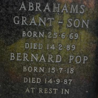 ABRAHAMS Bernard 1918-1987 :: ABRAHAMS Grant 1969-1989