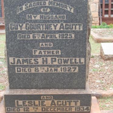 ACUTT Guy Courtney -1925 :: POWELL James H. -1927 :: ACUTT Leslie -1934