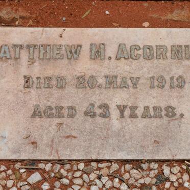 ACORNLEY Mathew A. -1919