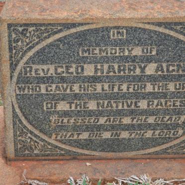 AGNEW Geo. Harry