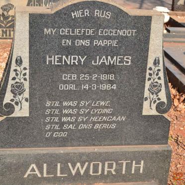 ALLWORTH Henry James 1918-1964