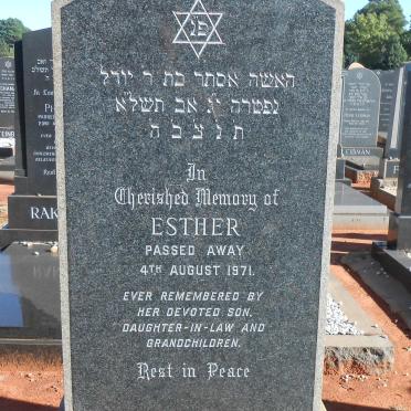 APTER Esther -1971
