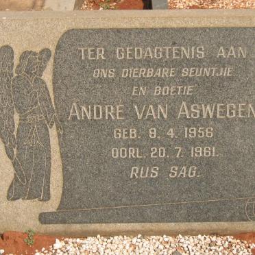 ASWEGEN André, van 1956-1961