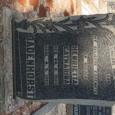 BADENHORST Henrietta Catharina 1895-1962
