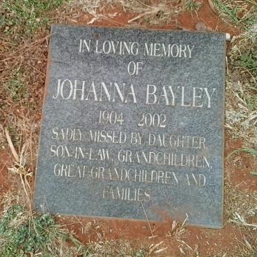 BAYLEY Johanna 1904-2002