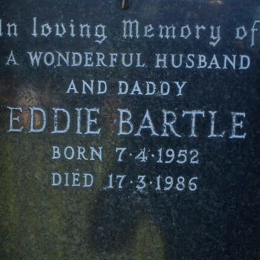 BARTLE Eddie 1952-1986