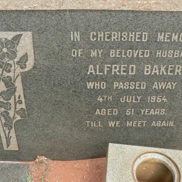 BAKER Alfred -1954