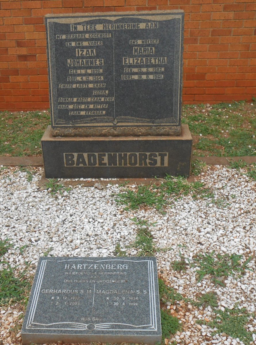 BADENHORST :: HARTZENBERG