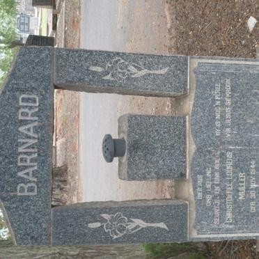 BARNARD Christoffel Lourens Muller 1944-1955
