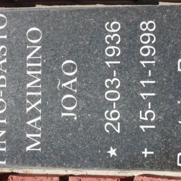 BASTO Maximino João, PINTO 1936-1998